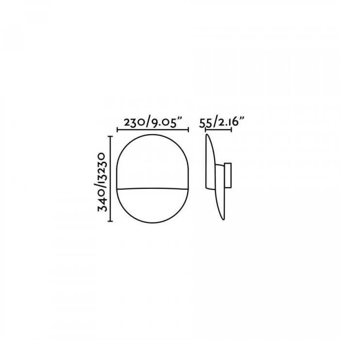 Настенный светильник Faro 64026 ERES White wall lamp
