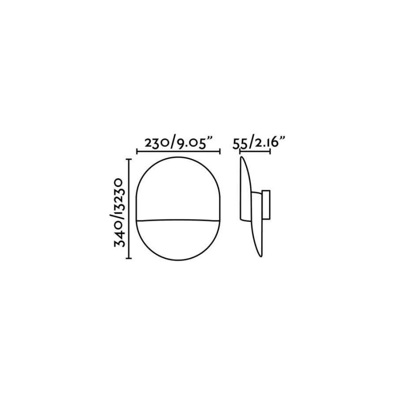 Настенный светильник Faro 64026 ERES White wall lamp