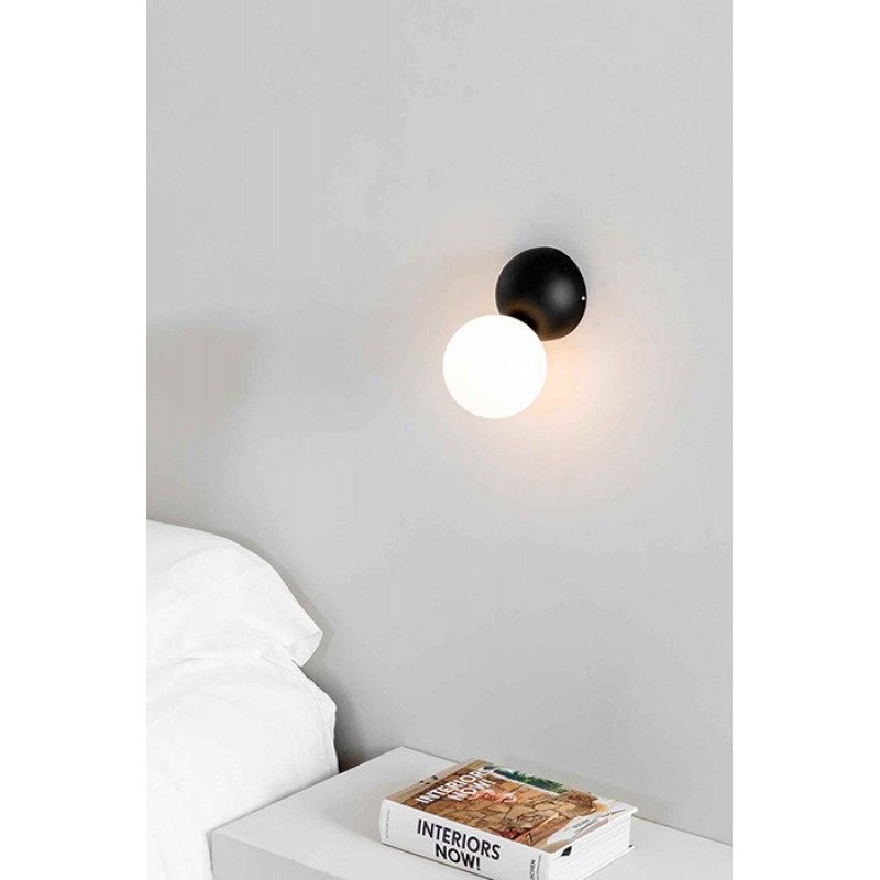 Бра - Faro 64027 JOY Black wall lamp, 3 Вт, 280 лм, 3000K