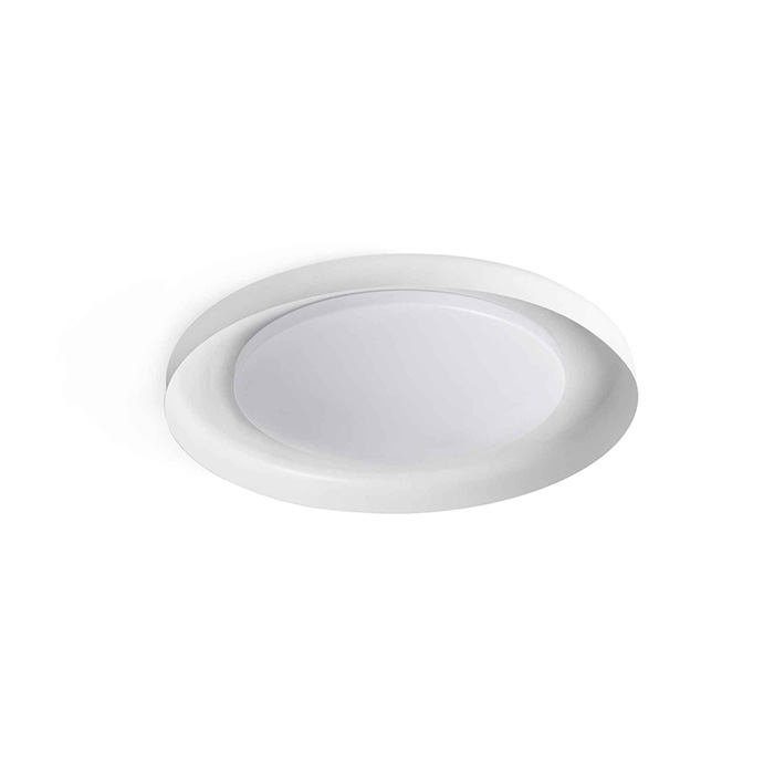 Стельовий світильник Faro 64097 DOLME White ceiling lamp, 24 Вт, 1260 лм, 3000K
