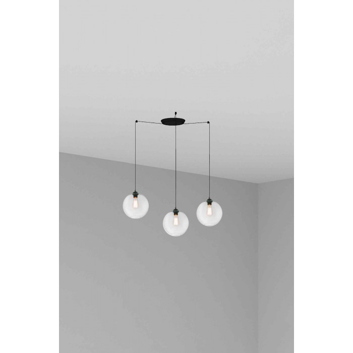 Люстра Faro 64128-3L CLARA 3L Transparent pendant lamp