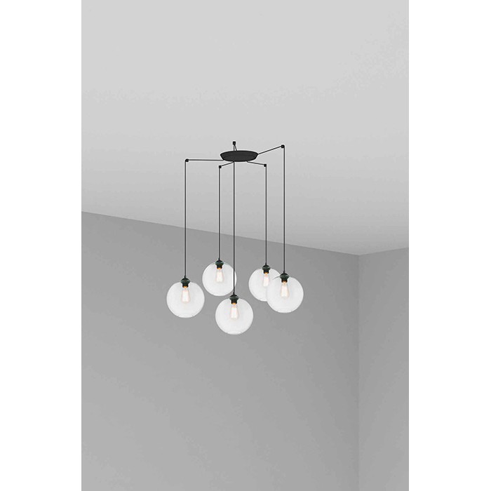 Люстра Faro 64128-5L CLARA 5L Transparent pendant lamp