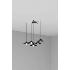Люстра - Faro 64133-5L MARLIN 5L Black pendant lamp