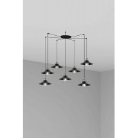 Люстра - Faro 64133-7L MARLIN 7L Black pendant lamp