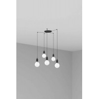 Люстра - Faro 64135-5L ART 5L Black pendant lamp