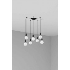 Люстра - Faro 64135-7L ART 7L Black pendant lamp