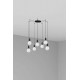 Люстра - Faro 64135-7L ART 7L Black pendant lamp