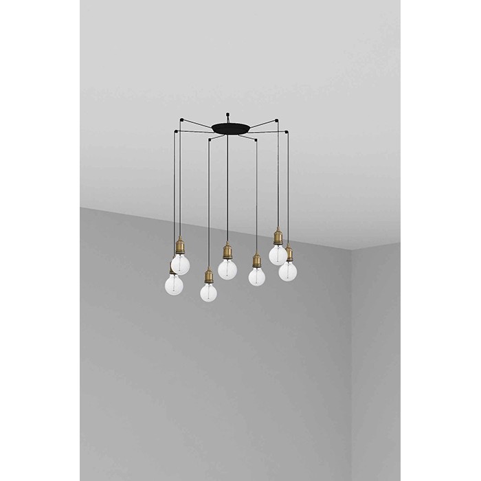 Люстра Faro 64137-7L ART 7L Old gold pendant lamp