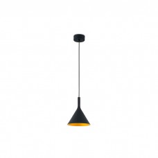 Подвесной светильник Faro 64160 PAM 165 Black and gold pendant lamp, 11 Вт, 900 лм, 3000K