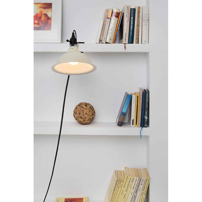 Настольная лампа Faro 64168 PEPPER Beige clip lamp