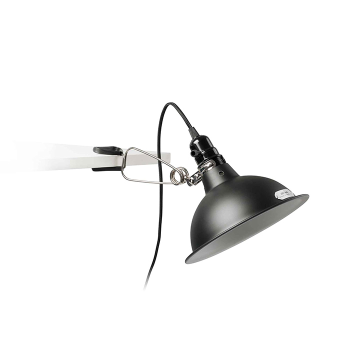 Настольная лампа Faro 64169 PEPPER Black clip lamp