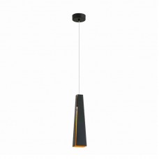Подвесной светильник Faro 64172 PLUMA Black and gold pendant lamp, 6 Вт, 450 лм, 3000K