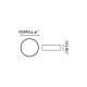Потолочный светильник Faro 64188 VUK White ceiling lamp, 40 Вт, 3000 лм, 2700K