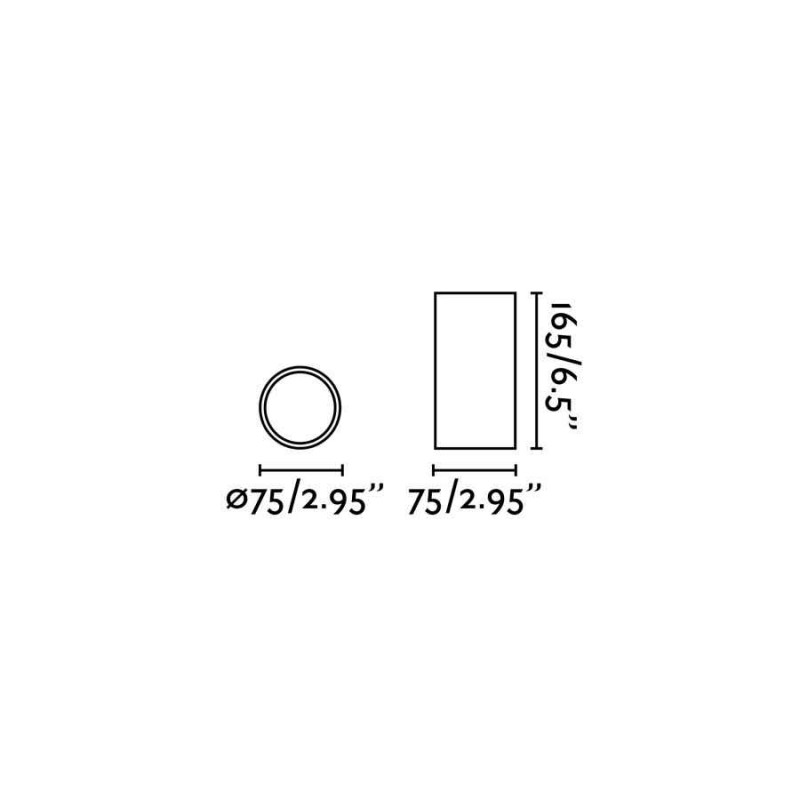Точечный светильник Faro 64198 REL 75 White ceiling lamp, 15 Вт, 1340 лм, 2700K