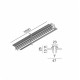 Магнітний шинопровід 1м LTX 14.R100.BK Micro_line Track R 1000