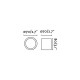 Точечный светильник Faro 64206 HARU White ceiling lamp, 6 Вт, 350 лм, 3000K