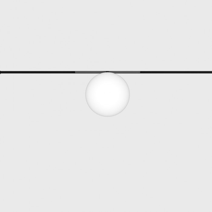 Світильник прожекторного типу LTX MICRO_LINE SFERA, D100mm, LED 4.5W, 3000К, DALI, опал/чорний (14.1001.5.930.DALI.BK)