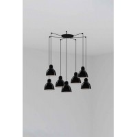Люстра Faro 64255-112-7L Venice 7L Black pendant lamp