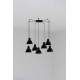 Люстра - Faro 64255-112-7L Venice 7L Black pendant lamp