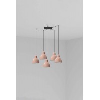 Люстра Faro 64255-113-5L Venice 5L Pink pendant lamp