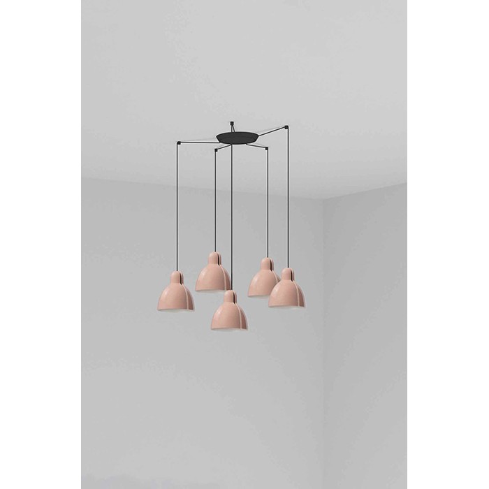 Люстра Faro 64255-113-5L Venice 5L Pink pendant lamp