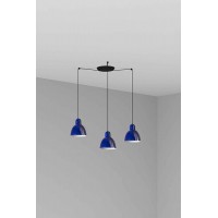 Люстра Faro 64255-115-3L Venice 3L Cobalt blue pendant lamp