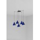 Люстра - Faro 64255-115-5L Venice 5L Cobalt blue pendant lamp
