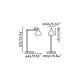 Настольная лампа Faro 64276-111 Venice White table lamp