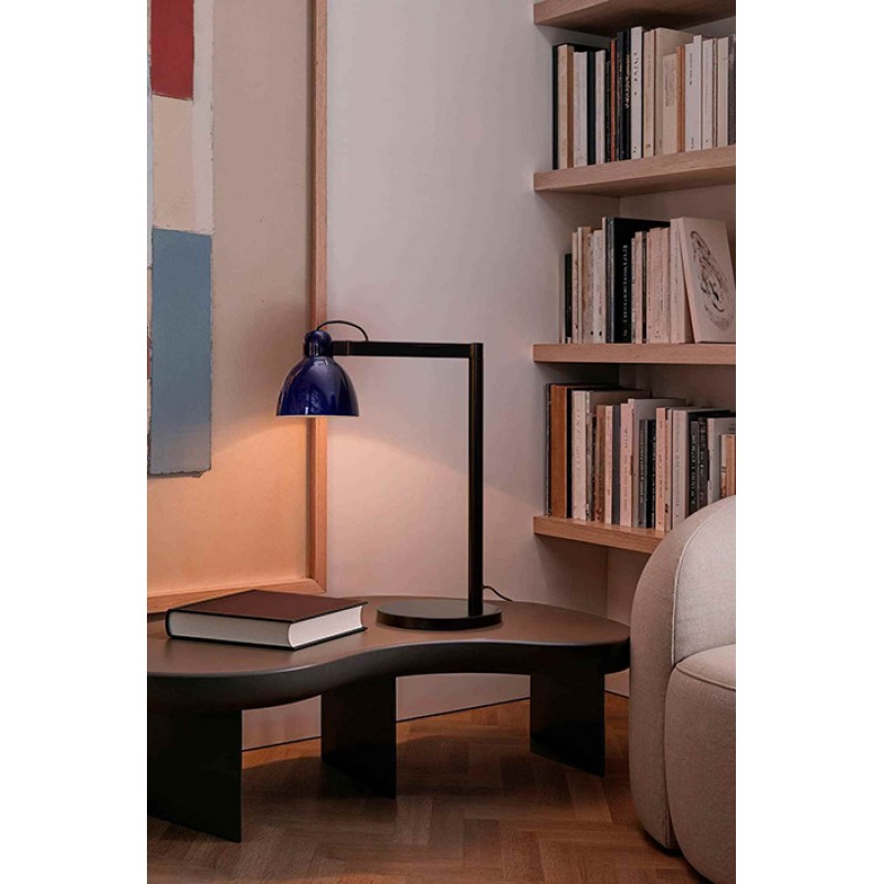 Настольная лампа Faro 64276-115 Venice Cobalt blue table lamp