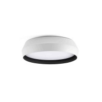 Стельовий світильник Faro 64278 SHOKU 350 White/black wall/ceiling lamp, 24 Вт, 2700K