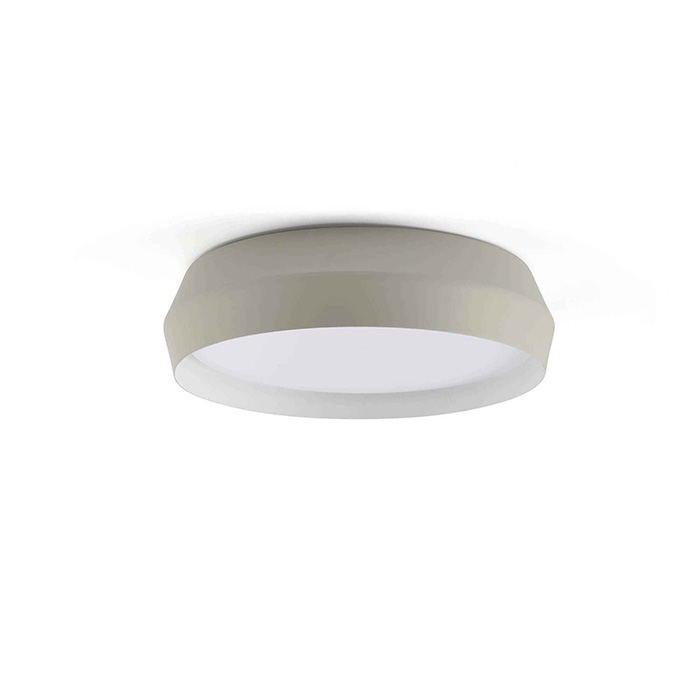 Потолочный светильник Faro 64280 SHOKU 350 Grey/white wall/ceiling lamp, 24 Вт, 2700K