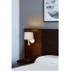 Бра - Faro 64308-35 SAMBA White/ribbon beige wall lamp with reader