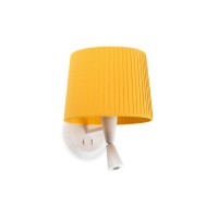 Бра Faro 64308-36 SAMBA White/ribbon yellow wall lamp with reader