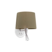 Бра Faro 64308-37 SAMBA White/ribbon green wall lamp with reader