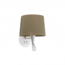 Бра - Faro 64308-37 SAMBA White/Ribbon green wall lamp with reader