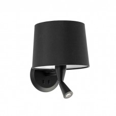 Бра - Faro 64309-03 CONGA Black/black wall lamp with reader