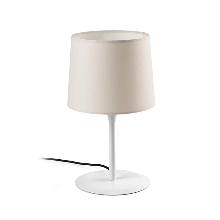 Настольная лампа Faro 64310-05 CONGA White/beige table lamp