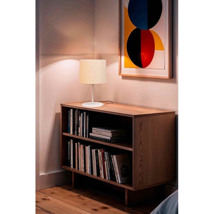 Настольная лампа Faro 64310-38 SAMBA White/ribbon beige table lamp