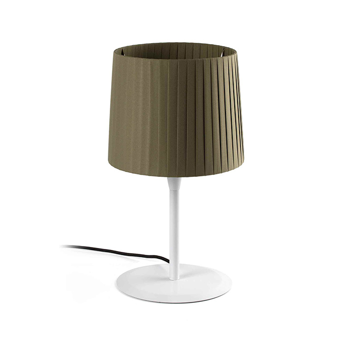 Настольная лампа Faro 64310-40 SAMBA White/ribbon green table lamp