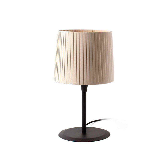 Настольная лампа Faro 64311-38 SAMBA Black/ribbon beige table lamp