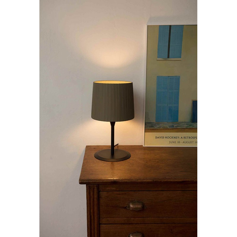 Настольная лампа Faro 64311-40 SAMBA Black/ribbon green table lamp