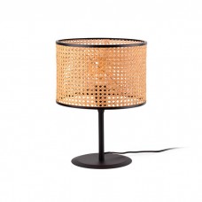 Настольная лампа Faro 64311-48 MAMBO Black/rattan table lamp