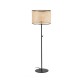 Торшер - Faro 64313-49 MAMBO Black/rattan floor lamp