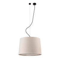Підвісний світильник Faro 64314-44 SAMBA Black/ribbon beige pendant lamp ?450