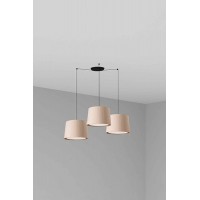 Люстра Faro 64314-44-3L SAMBA 3L Black/beige pendant lamp