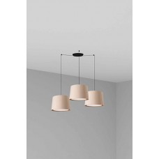 Люстра - Faro 64314-44-3L SAMBA 3L Black/beige pendant lamp