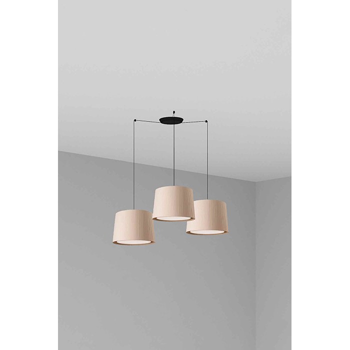 Люстра - Faro 64314-44-3L SAMBA 3L Black/beige pendant lamp