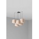 Люстра Faro 64314-44-5L SAMBA 5L Black/beige pendant lamp