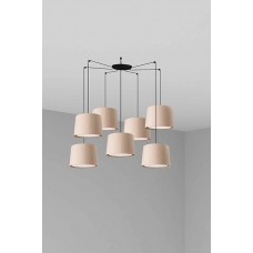 Люстра - Faro 64314-44-7L SAMBA 7L Black/beige pendant lamp