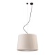 Подвесной светильник Faro 64314-44 SAMBA Black/ribbon beige pendant lamp ?450